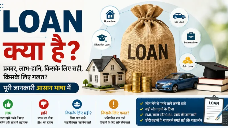 Loan क्या है? कितने प्रकार के होते हैं, फायदे, नुकसान और सही लोन कैसे चुनें