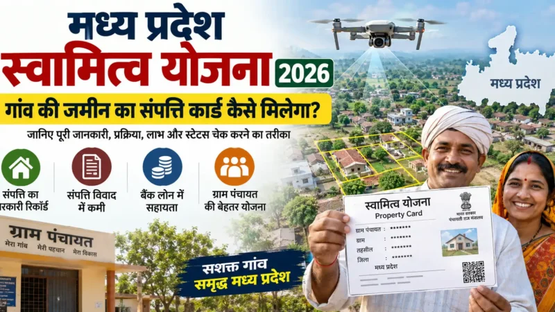 मध्य प्रदेश स्वामित्व योजना 2026 Property Card और ड्रोन सर्वे